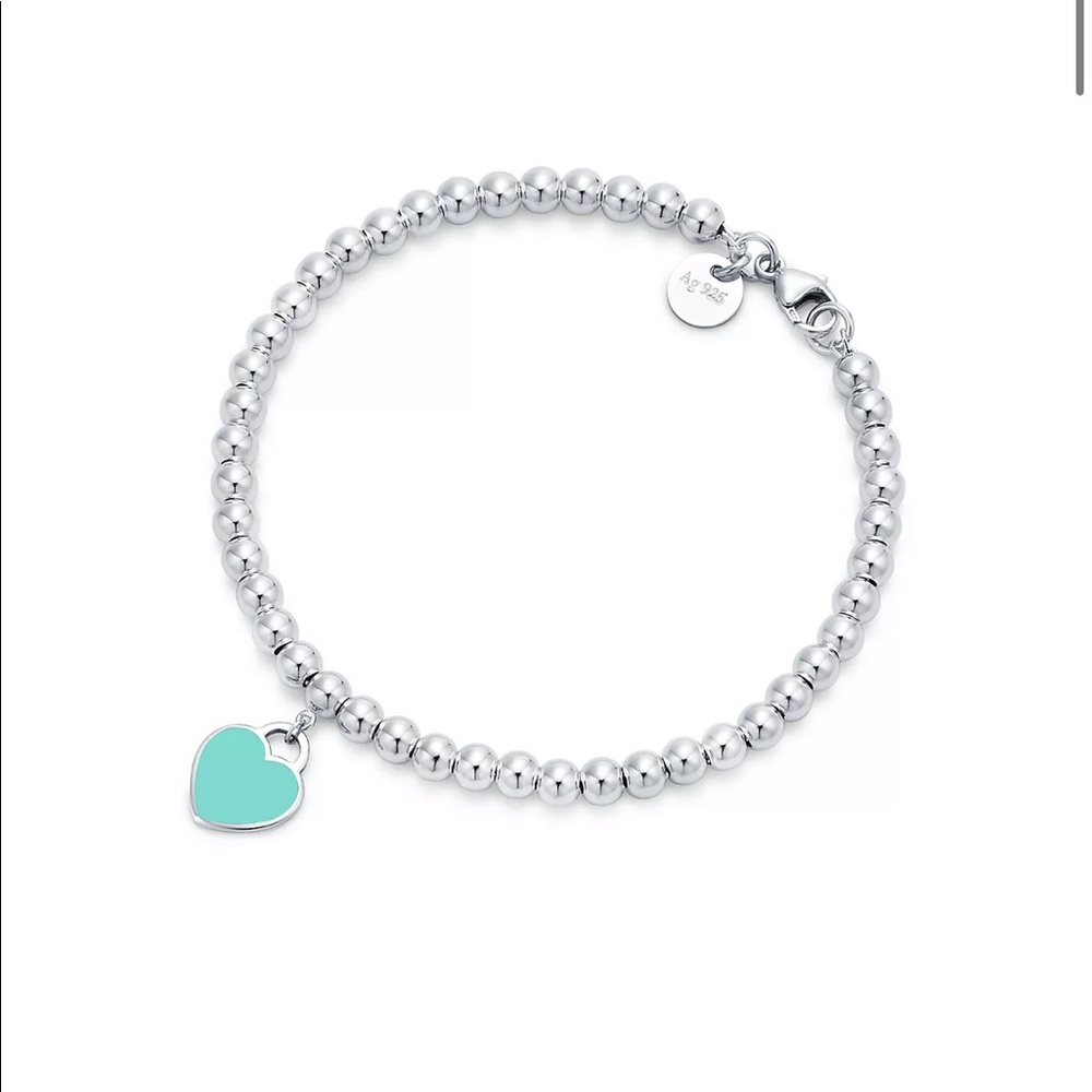 Tiffany and Co. Mini Heart Silver Bracelet